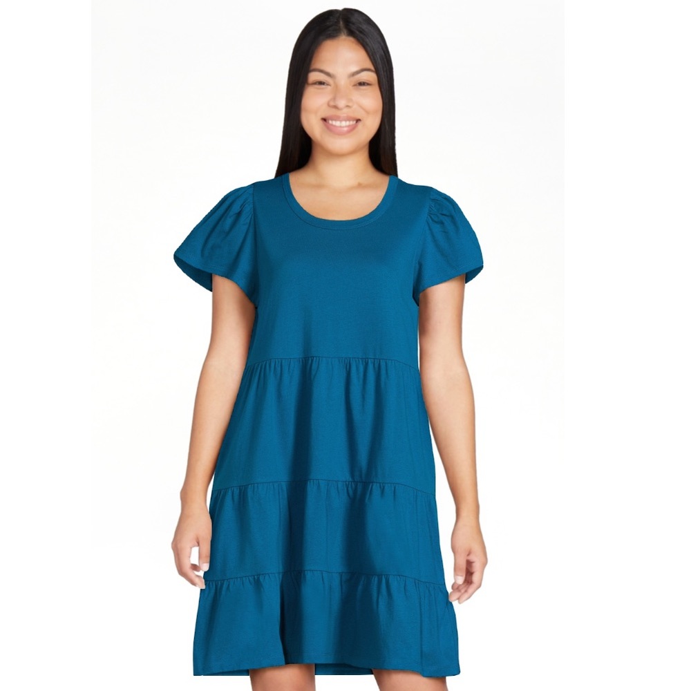 NWT Tiered Knit Dress for Women from Time and Tru - Picture 2 of 10